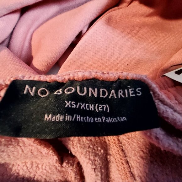 No Boundaries XS (27) Pink Cargo Jogger Pants Cotton/Polyester Blend For Women - Picture 4 of 12